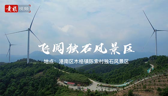 飞阅新贵港丨航拍独石风景区秀美山色